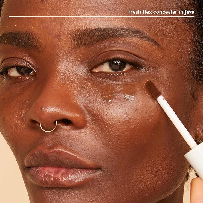 Honest Beauty Fresh Flex Concealer with Niacinamide + Vitamin E + Hyaluronic Acid | Vegan + Cruelty free | Java, 0.17 fl oz-VivaGrace Women