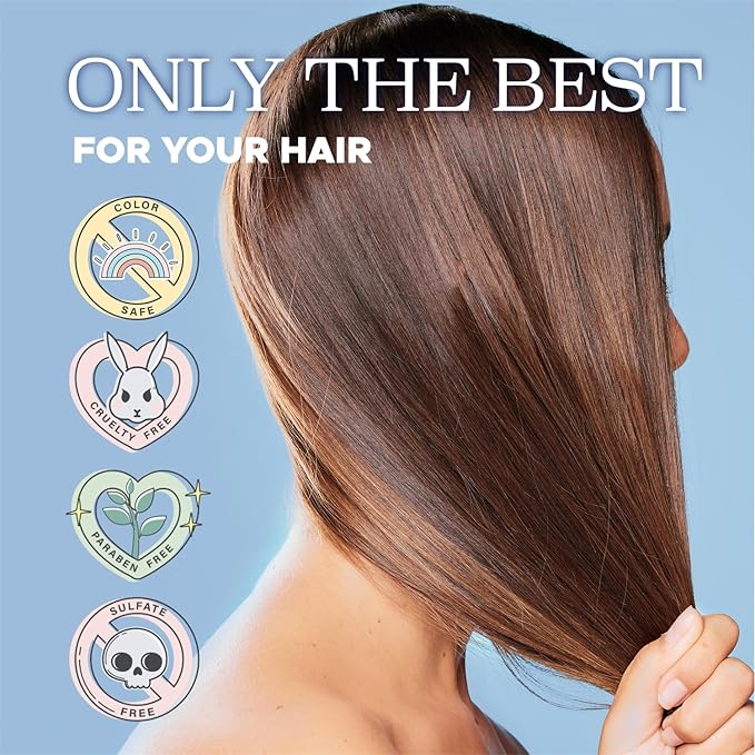 Luseta Hyaluronic Acid Moisturizing Shampoo & Conditioner Set for Dry and Damaged Hair, Sulfate Free Shampoo and Conditioner for Women Infused with Argan Oil and Shea Butter Paraben-Free2 x 16.9oz-VivaGrace Women