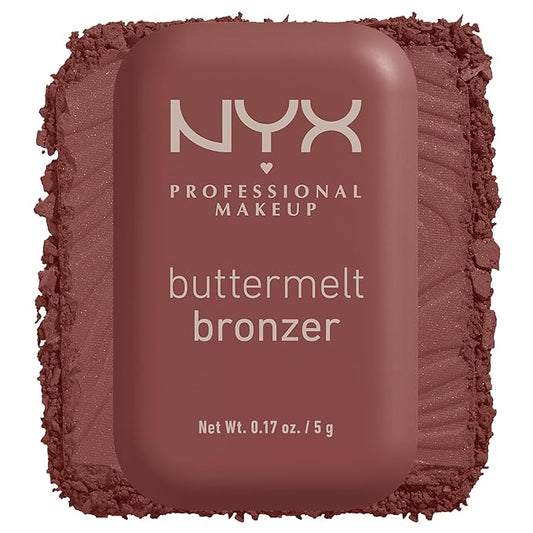 NYX PROFESSIONAL MAKEUP Matte Buttermelt Bronzer, Longwear Face Makeup with Up to 12 Hours of Wear, Vegan Formula - Butta Dayz-VivaGrace Women