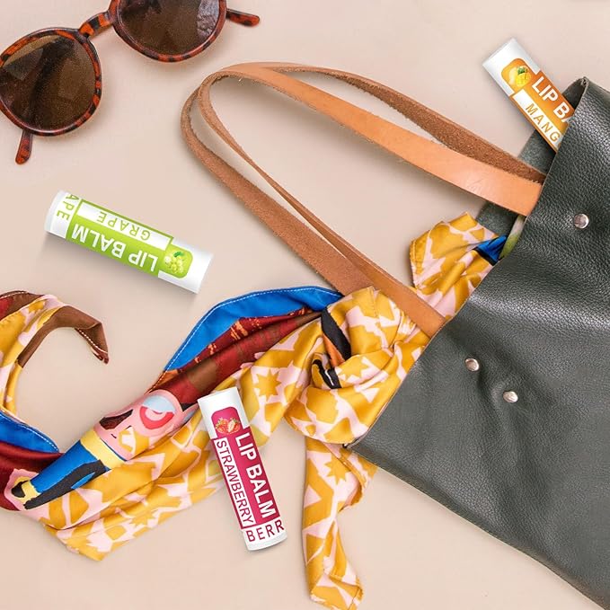 DMSKY 36 Pack Lip Balm, Natural Lip Balm Bulk with Vitamin E and Coconut Oil, Lip Care Product, Moisturizing Soothing Chapped Lips-VivaGrace Women