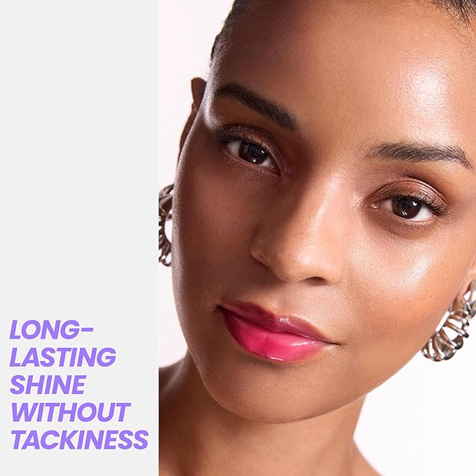 Wonderskin Lip Oil Rehab Serum - Color Changing Lip Oil from Clear to Pink - PH-activated, Non-sticky & Hydrating Tinted Serum for Dry Lips (Kissed)-VivaGrace Women