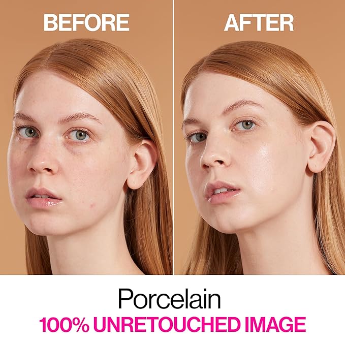 wet n wild Bare Focus Skin Tint, 5% Niacinamide Enriched, Buildable Sheer Lightweight Coverage, Natural Radiant Finish, Hyaluronic & Vitamin Hydration Boost, Cruelty-Free & Vegan - Porcelain-VivaGrace Women