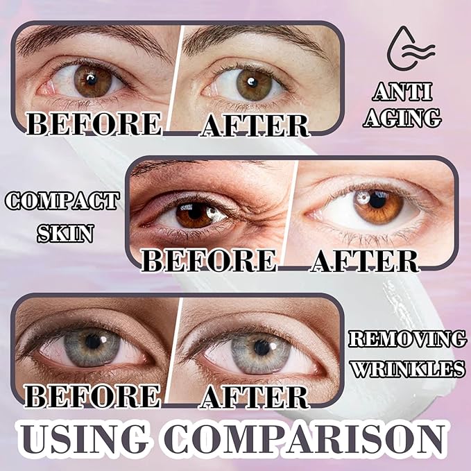 Moisturizer Retinol Eye Cream for Men & Women,Gentle Daily Face Retinol Cream,Long-lasting Day and Night Hydrating Eye Cream for Dark Circles,Puffiness and Bags Under Eyes-VivaGrace Women