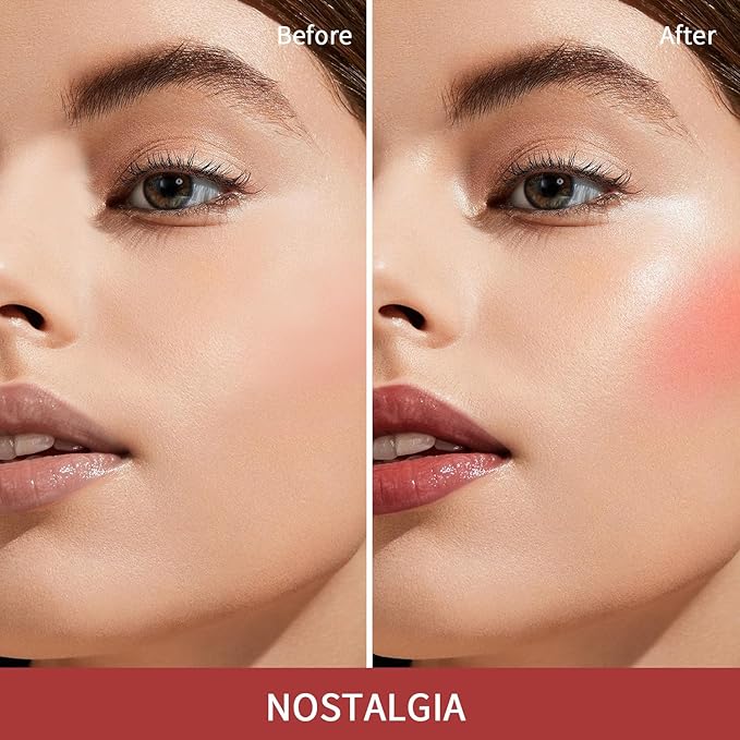 Blush Stick, Cream Blush for Cheeks and Lip Tint, Dewy Finish, Buildable & Blendable Color, Lightweight & Long-Lasting Formula | Terracotta, 0.53fl.Oz-VivaGrace Women