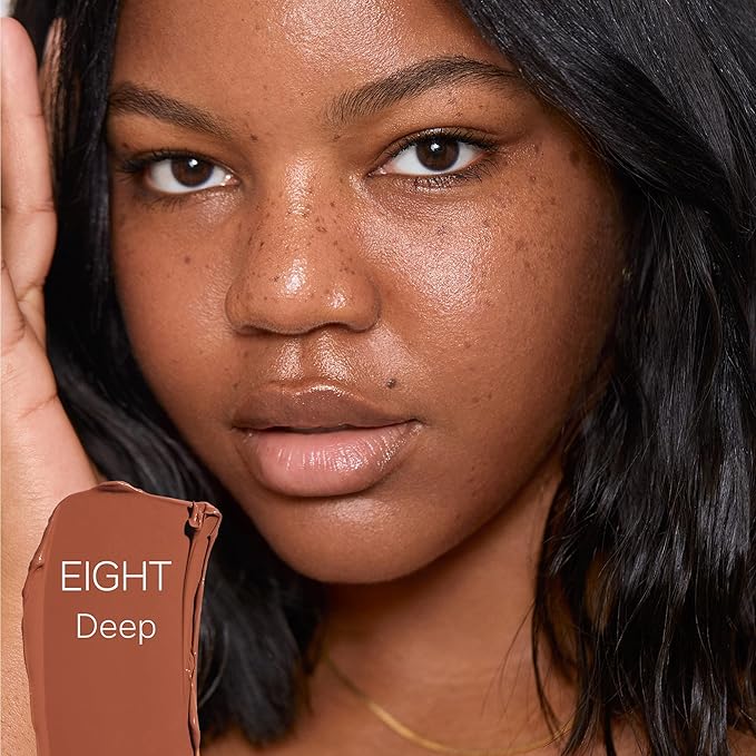 Saie Slip Tint Tinted Moisturizer with SPF 35 - Light Coverage, Glowy Skin Tint & Mineral Sunscreen for Face with Hydrating Hyaluronic Acid - Summer Makeup Essential - Shade Eight (1.35 oz)-VivaGrace Women