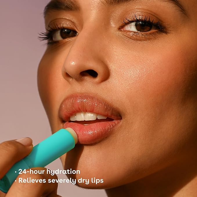 eos The Hero Lip Repair, 24HR Moisture for Severely Dry Lips, Natural Strawberry Extract, Hypoallergenic, 0.14 oz, 2-Pack-VivaGrace Women