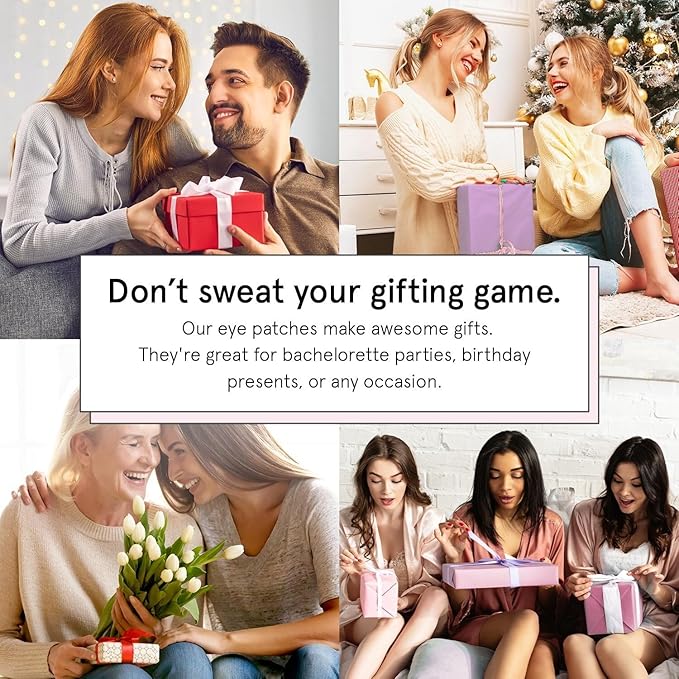 grace & stella Under Eye Patches (12 pairs) Eye Masks for Puffy Eyes and Dark Circles - Birthday Gifts for Women, Bachelorette Party Favors, Bridesmaid, Self Care and Relaxation Gifts for Her - Vegan-VivaGrace Women