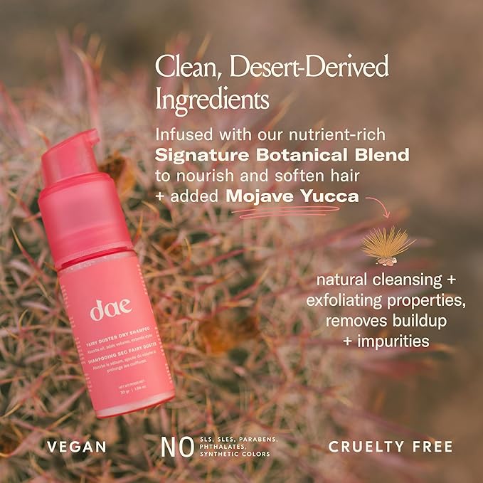DAE Hair Fairy Duster Dry Shampoo Powder - Volumizing Non-Aerosal Natural Ingredients-VivaGrace Women