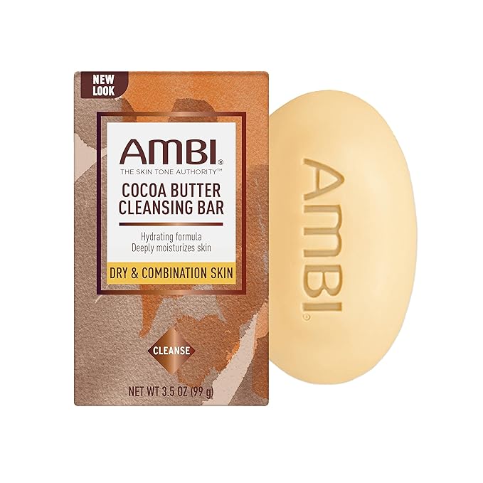 Ambi Even & Clear Under Eye Serum Anti Aging Formula with Peptides and Hyaluronic Acid to Reduce Fine Lines and Wrinkles, with Cocoa Butter Cleansing Bar-VivaGrace Women