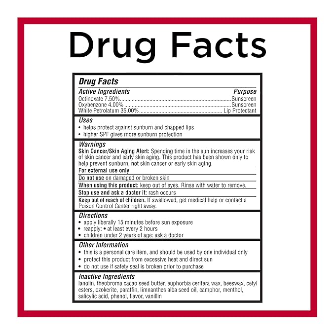 Carmex Medicated Lip Balm Sticks, Lip Moisturizer for Dry, Chapped Lips, 0.15 OZ - (2 Packs of 3)-VivaGrace Women