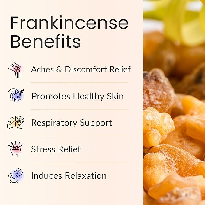 Vitality Extracts Frankincense Essential Oil - 30ml, Boswellia Serrata, Aromatherapy, Skin Care, Natural Calm, Stress Relief, Yoga, Comfort-VivaGrace Women