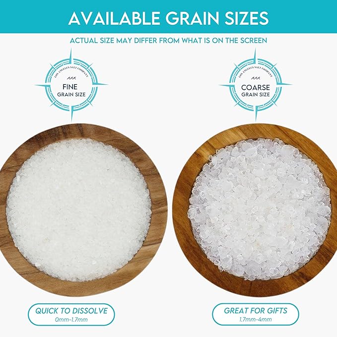 LA Salt Co.'s 100% Pure and Natural Dead Sea Salt Bulk 55 lb bag, Fine Grain-VivaGrace Women