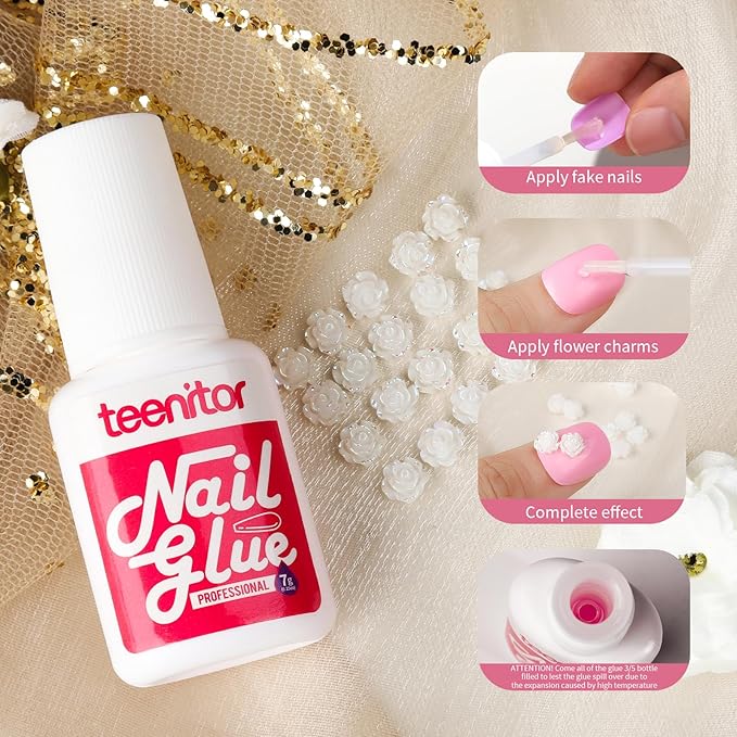 Teenitor Extra Short Press-On Nails Kit - 288pcs Short Fake Nails for Small Nail Beds, 12 Colors