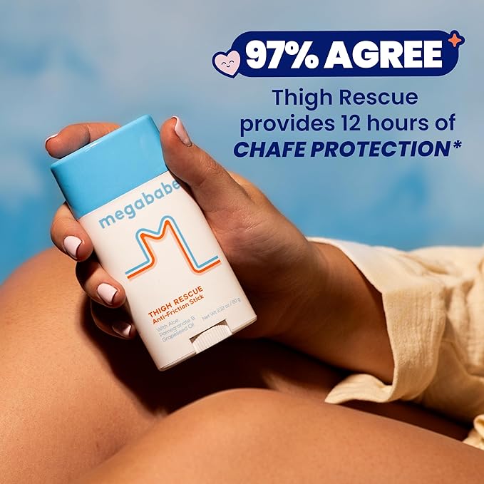 Megababe Thigh Rescue Anti-Chafe Stick | Prevents Skin Chafe & Irritation | Thighs, arms, Bra-Lines & More-VivaGrace Women