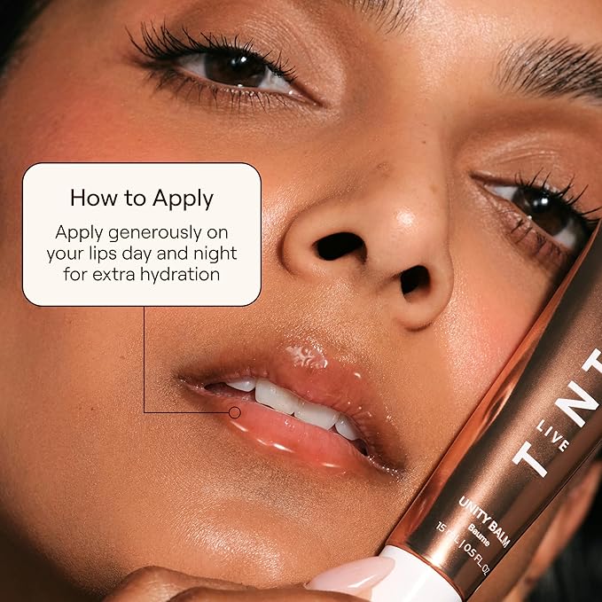 Live Tinted Unity Balm – Ultra-Hydrating Lip Balm with Shea Butter, Hyaluronic Acid & Vitamin E – Universal Warm Tint-VivaGrace Women