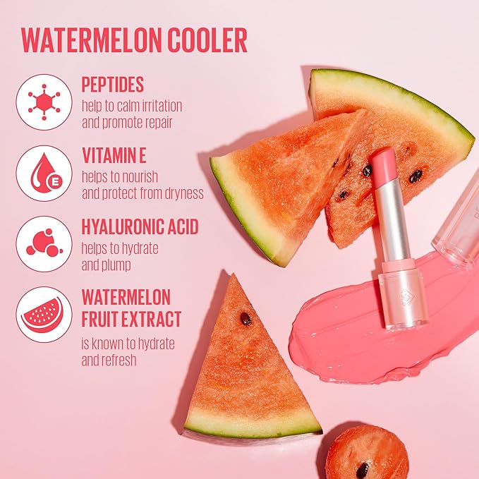 Kaja Juicy Glass Lip Balm | Plumping, Hydrating, Korean Lip Balm, Moisturizing Lip Care, 24hrs Long-lasting Hydration, Nourishing Lip Care | Watermelon Cooler, 0.15 oz.-VivaGrace Women