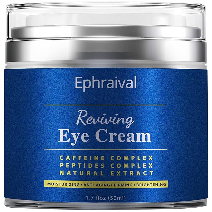 Men's Eye Cream, Eye Cream for Dark Circles and Puffiness, Anti-aging Caffeine Eye Cream for Men, Brightens, Reduces Puffiness, Dark Circles, and Fine Lines, Eye Treatment for Men Women-VivaGrace Women