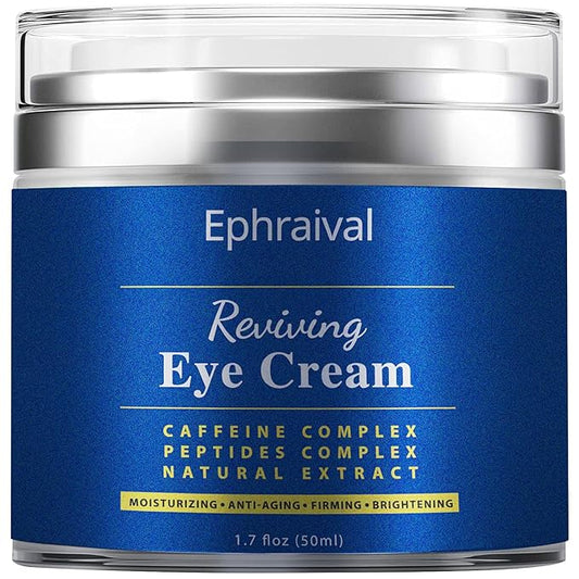 Men's Eye Cream, Eye Cream for Dark Circles and Puffiness, Anti-aging Caffeine Eye Cream for Men, Brightens, Reduces Puffiness, Dark Circles, and Fine Lines, Eye Treatment for Men Women-VivaGrace Women