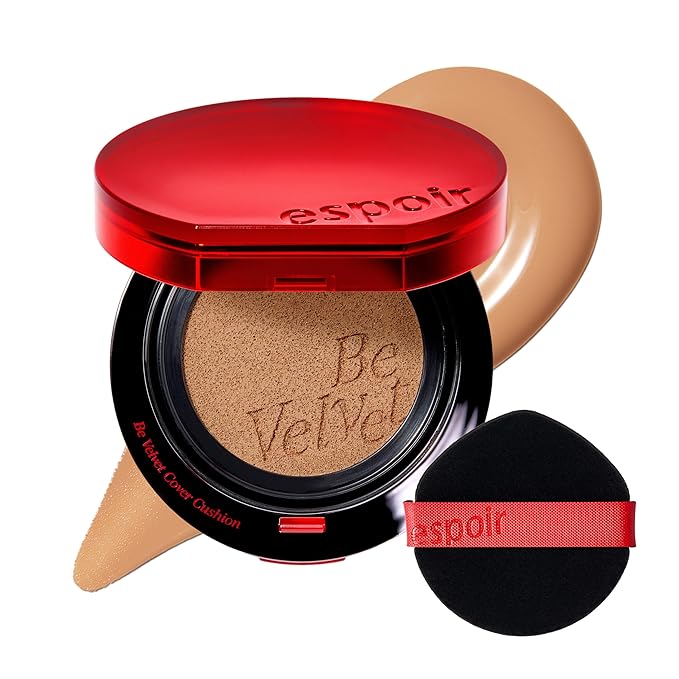 espoir [NEW] Be Velvet Cushion Foundation | Quick and Easy Coverage with Long-lasting Color by Zero Oxidation (#30 Toffee, 0.46 Ounce (Pack of 1))-VivaGrace Women