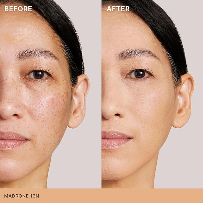 ILIA - Skin Rewind Complexion Stick - Foundation + Concealer + Skincare | Non-Toxic, Vegan, Cruelty-Free, Clean Makeup (16N - Madrone, 0.35 oz | 10 g)-VivaGrace Women
