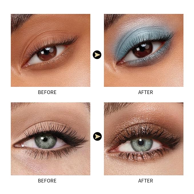 Eyeshadow Stick, Shimmer and Matte Cream Eye Shadow Brightener Sticks Eyeliner Pencil Crayon, Waterproof Long Lasting Eye Highlighter Stick Makeup,0.056 Oz(#10-Cornflower)-VivaGrace Women