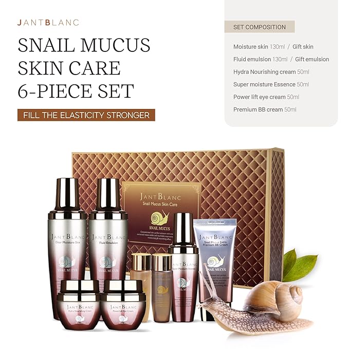 Jantblanc Snail -Mucus Skin Care Set (Skin Care 6 Set)-VivaGrace Women