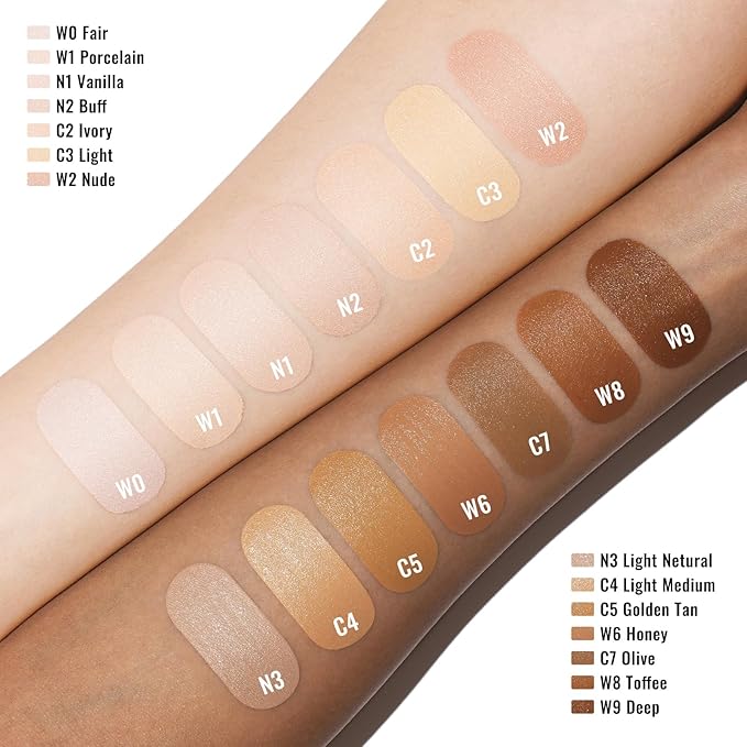 Oulac Concealer Full Coverage, Concealer Stick for Dark Circles, Hydrating Concealer Infused with Hyaluronic Acid, Lightweight, Long Lasting, Vegan Concealer 3.8ml, Shade: W6 Honey-VivaGrace Women