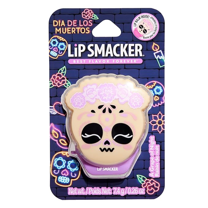Lip Smacker Day of the Dead Lip Balm - A Grape of Night-VivaGrace Women