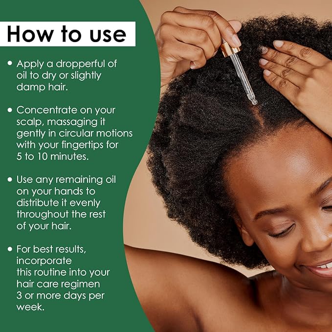 Seddy Hair Growth & Strengthening Oil with Caffeine, Rosemary, Castor, Biotin, Peppermint, Argan & Jojoba Oils - 1.7 Fl. Oz (Pack of 1)-VivaGrace Women