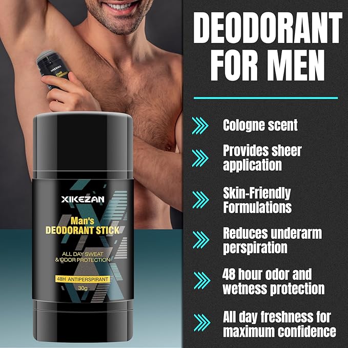 Gifts for Men,Mens Body Wash Gift Set Cleansing & Hydrating Skin w/Face Wash,Deodorant,Sandalwood & Cologne 3 in 1 Hair,Face & Body Wash,Mens Stocking Stuffers Christmas Gifts for Men Him Dad Husband-VivaGrace Women