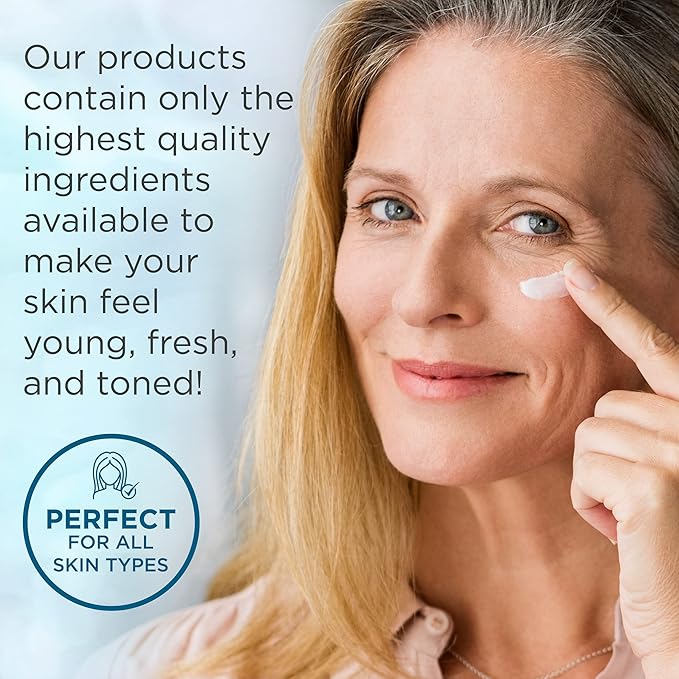 Vitality Eye Cream - Rich, Hydrating, Skin Brightening Eye Cream - For Dark Circles, Lines, & Wrinkles - Anti-Aging, Vegan, Cruelty-Free, for All Skin Types-VivaGrace Women