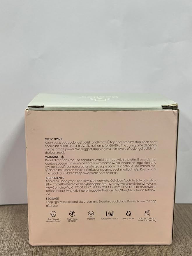 Beetles Gel Nail Polish Set, 6 Colors Silver Cat Eye Gel Polish Sheer Jelly Red Pink Yellow Green Black Neon Gel Translucent Glitter Effect with Magnet Soak Off UV Manicure Gifts for Women-VivaGrace Women