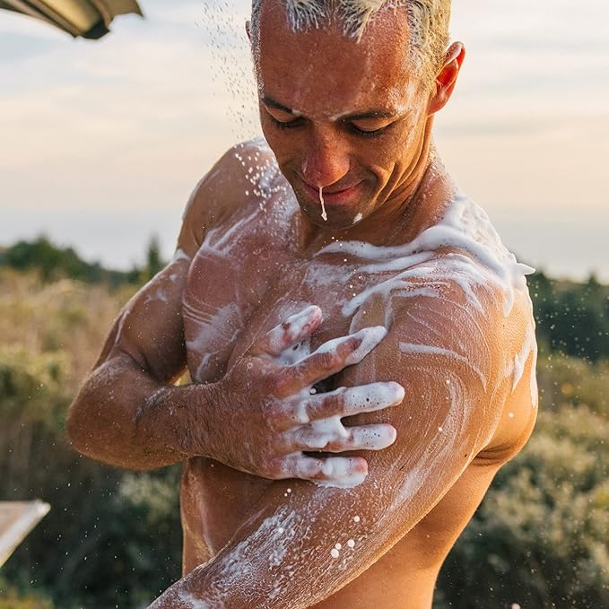 Every Man Jack Body Wash Variety Box - Includes Four Body Washes with Clean Ingredients & Incredible Scents - Round Out His Routine with Sandalwood, Cedarwood, Juniper Sage, & Sea Salt Body Washes-VivaGrace Women
