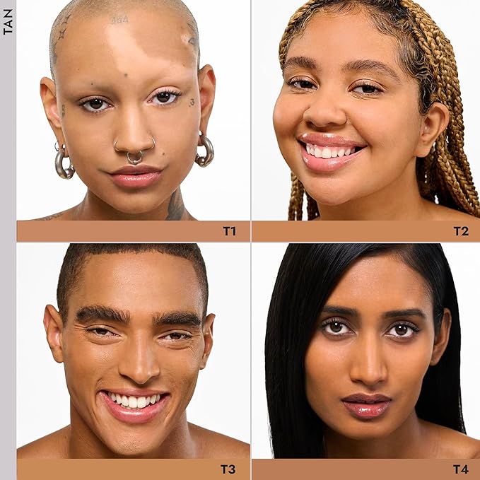COVER FX Pressed Mineral Foundation - Shade T1 - Weightless Powder Foundation - Buildable Light to Full Coverage - Matte Finish - All Skin Types-VivaGrace Women