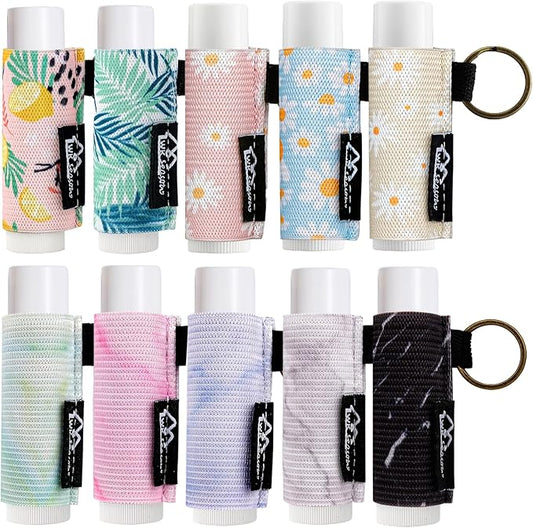 WK IEASON Lip Balm Holder Keychain Bulk Chapstick Holder Key chain-VivaGrace Women