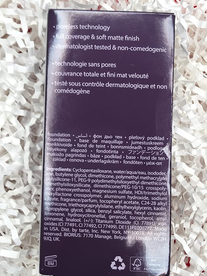 tarte Amazonian Clay 16-Hour Full Coverage Foundation 12B Fair Beige-VivaGrace Women