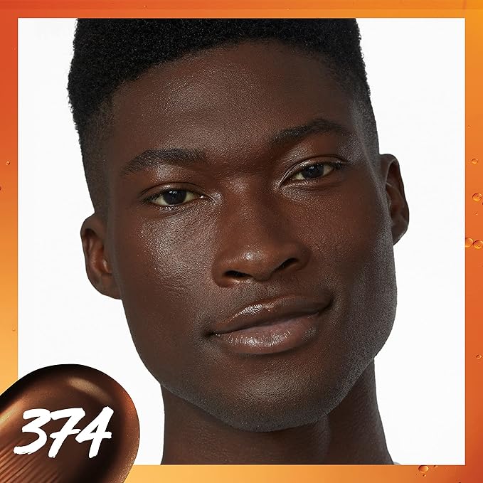 Maybelline Super Stay Up to 24HR Skin Tint, Radiant Light-to-Medium Coverage Foundation, Makeup Infused With Vitamin C, 374, 1 Count-VivaGrace Women