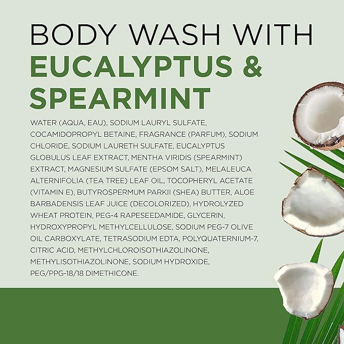Dr Teal's Body Wash with Pure Epsom Salt, Relax & Relief with Eucalyptus & Spearmint, 24 fl oz (Pack of 4) (Packaging May Vary)-VivaGrace Women