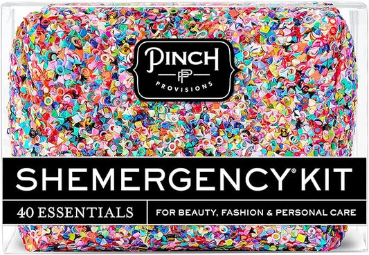 Pinch Provisions Shemergency Kit for Her, 40 Emergency Essential Items, Compact, Multi-Functional Pouch, Gift for Women, Birthday, Bachelorette Parties, and More!-VivaGrace Women