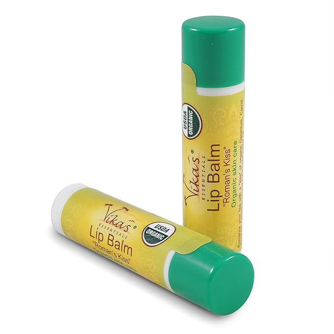 Vika's Essentials Certified Organic Lip Balm 'Roman's Kiss'-VivaGrace Women