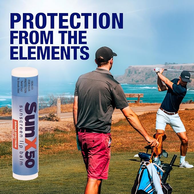 CoreTex Sun X 50 Lip Balm SPF 50 (Bulk Pack of 72) - Lip Sunscreen SPF 50 Water Resistant Up To 80 Minutes and Free Parabens & Oxybenzone - Broad Spectrum (UVA/UVB) Protection-VivaGrace Women