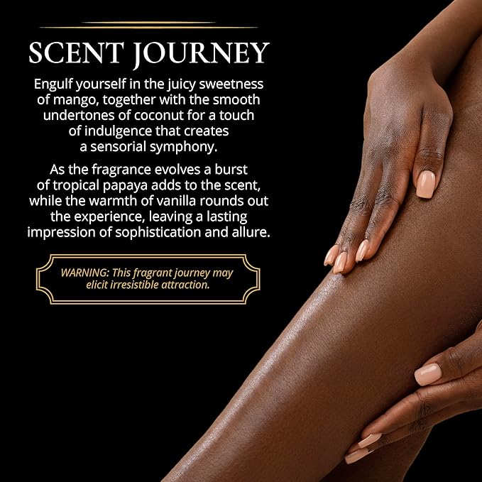 LUXURY LIFE Bed Butter - Irresistibly Fragranced Mood-Enticing Butter Infused with Hyaluronic Acid. Extra Rich Calming Nighttime Moisturizer for Sensual Stimulating Experience (Island Passion, 8 oz)-VivaGrace Women