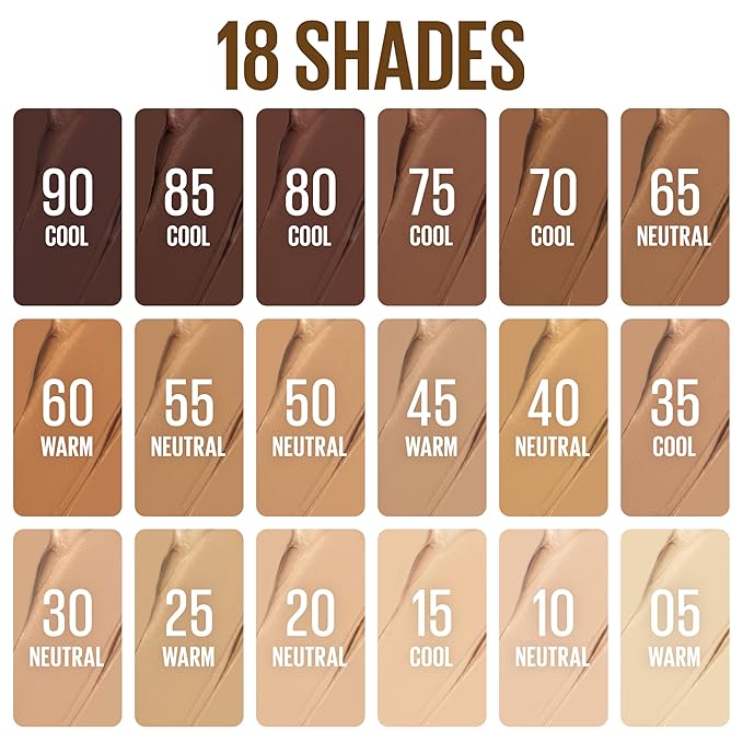 Maybelline Lifter Stix Multi-Use Face Stick - Contour, Bronzer, Concealer and Foundation Stick, All-In-One Creamy Face Makeup with Cranberry Seed Oil, 10, 1 Count