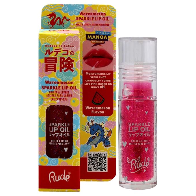 RUDE Manga Sparkle Lip Oil-VivaGrace Women