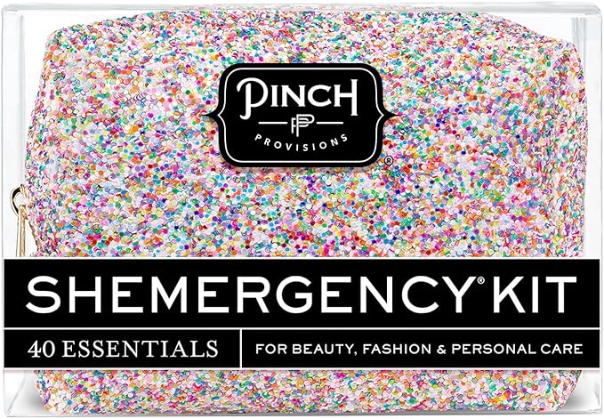 Pinch Provisions Shemergency Kit for Her, 40 Emergency Essential Items, Compact, Multi-Functional Pouch, Gift for Women, Birthday, Bachelorette Parties, and More!-VivaGrace Women