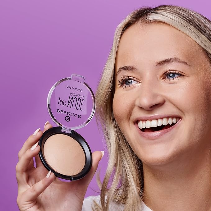 essence | Pure NUDE Highlighter, 10 Be My Highlight | Natural and Subtle Glow | Vegan & Cruelty Free | - Beige-VivaGrace Women