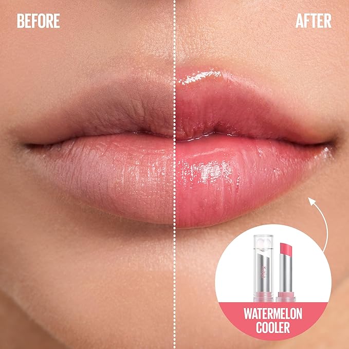 Kaja Juicy Glass Lip Balm | Plumping, Hydrating, Korean Lip Balm, Moisturizing Lip Care, 24hrs Long-lasting Hydration, Nourishing Lip Care | Watermelon Cooler, 0.15 oz.-VivaGrace Women