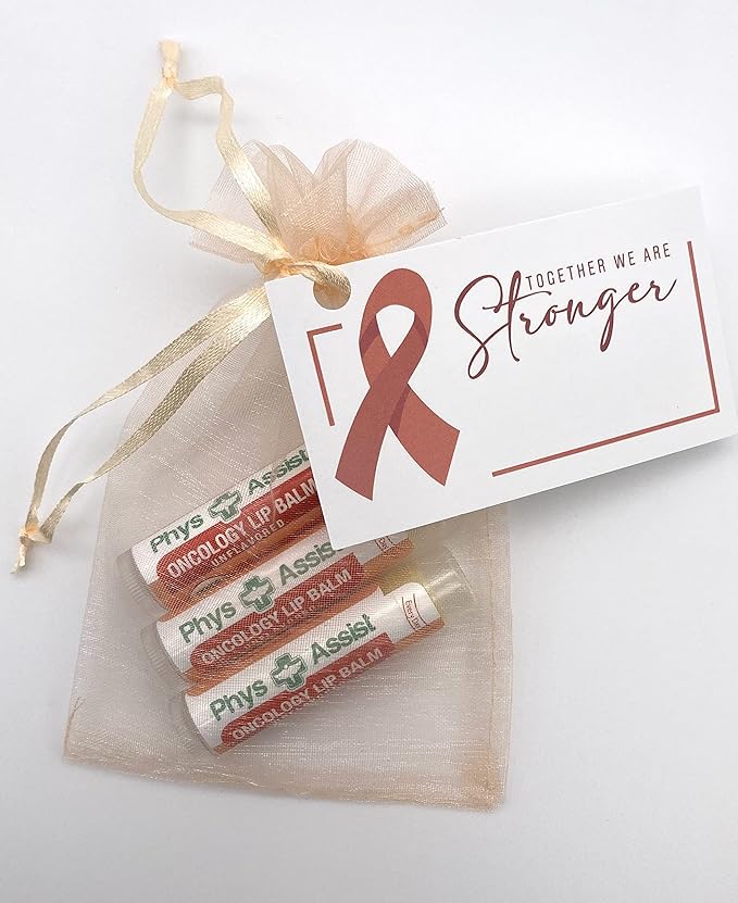 PhysAssist Oncology Lip Balm USDA Organic Unflavored Moisturize, Hydrate & Protect Dry parched lips during Chemo or Radio USDA Organic. 3 Pack-VivaGrace Women