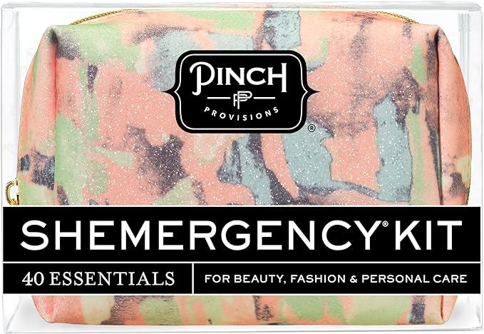 Pinch Provisions Shemergency Kit for Her, 40 Emergency Essential Items, Compact, Multi-Functional Pouch, Gift for Women, Birthday, Bachelorette Parties, and More!-VivaGrace Women