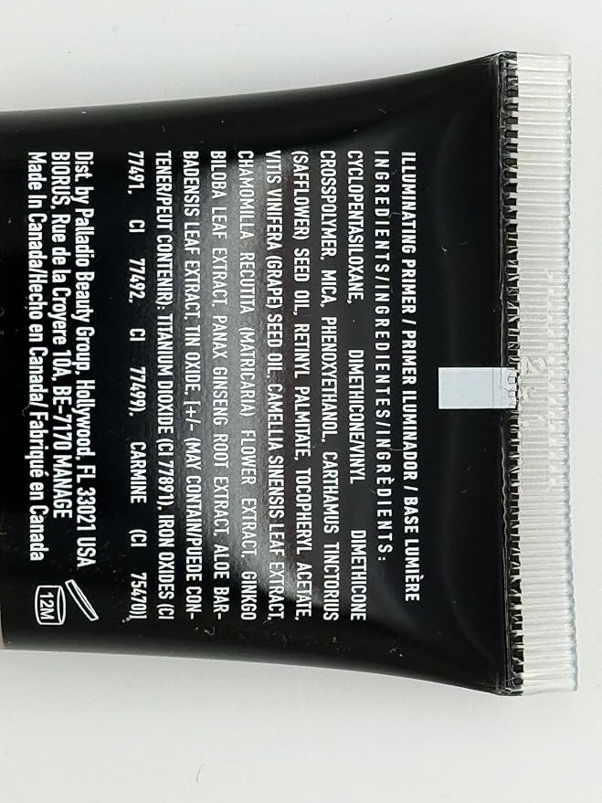 Palladio I'm Glowing Illuminating Primer, Pearly Pink Makeup Primer for Face, Contains Aloe Vera, Grape Seed Oil, Green Tea, Brightens Complexion, Combats Wrinkles, Fine Lines & Pores-VivaGrace Women